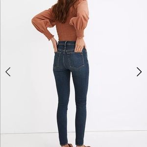 Madewell 9 inch rise skinny jean